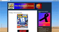 Desktop Screenshot of fcbarcelonaares.blogspot.com