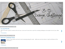 Tablet Screenshot of 3d-designchallenge.blogspot.com