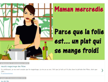 Tablet Screenshot of maman-mercredie.blogspot.com