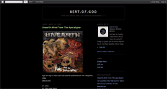 Desktop Screenshot of bertofgod.blogspot.com