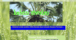 Desktop Screenshot of kebunsiwalan.blogspot.com