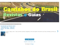 Tablet Screenshot of guiaserevistas-caminhosdobrasil.blogspot.com