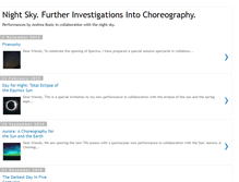 Tablet Screenshot of choreographyinvestigations.blogspot.com