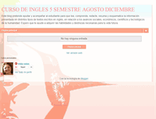 Tablet Screenshot of cursoingles5nini.blogspot.com