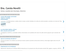 Tablet Screenshot of dranovellicarola.blogspot.com