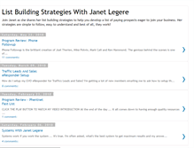 Tablet Screenshot of janetlegere.blogspot.com