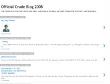 Tablet Screenshot of crude2008.blogspot.com