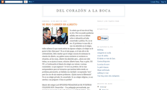 Desktop Screenshot of delcorazonalaboca.blogspot.com