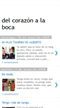 Mobile Screenshot of delcorazonalaboca.blogspot.com