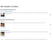 Tablet Screenshot of delcorazonalaboca.blogspot.com