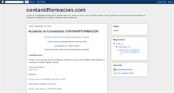 Desktop Screenshot of contaniifformacion.blogspot.com