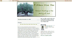 Desktop Screenshot of agreenolivetree.blogspot.com