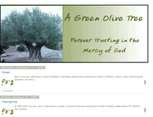 Tablet Screenshot of agreenolivetree.blogspot.com