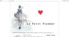 Desktop Screenshot of lepetitpierrot.blogspot.com