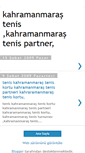 Mobile Screenshot of kahramanmaras-tenis-partner.blogspot.com