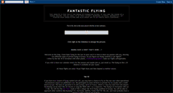 Desktop Screenshot of fantasticflying.blogspot.com