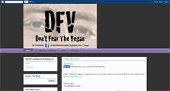 Desktop Screenshot of dontfearthevegan.blogspot.com