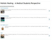 Tablet Screenshot of holistichealingmedic.blogspot.com