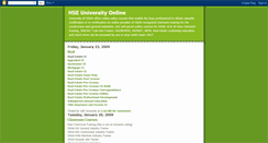 Desktop Screenshot of hseuniversity.blogspot.com