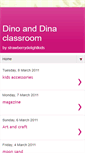 Mobile Screenshot of dinoanddinaclassroom.blogspot.com