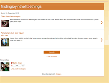Tablet Screenshot of findingjoyinthelittlethings.blogspot.com