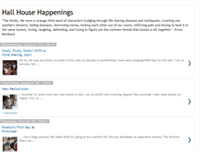 Tablet Screenshot of happeningsinthehallhouse.blogspot.com