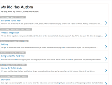 Tablet Screenshot of mykidisautistic.blogspot.com