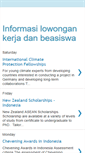 Mobile Screenshot of informasilowongankerjadanbeasiswa.blogspot.com