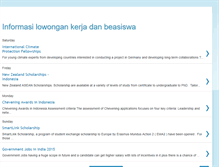 Tablet Screenshot of informasilowongankerjadanbeasiswa.blogspot.com