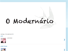 Tablet Screenshot of omodernario.blogspot.com