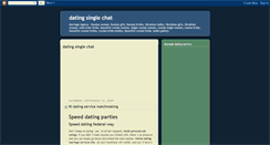 Desktop Screenshot of datingsinglechat.blogspot.com