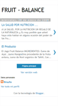 Mobile Screenshot of fruitbalancebraulio.blogspot.com