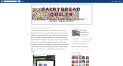 Desktop Screenshot of fairybreadquilts.blogspot.com