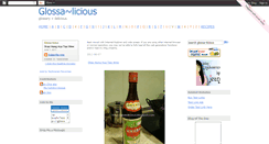 Desktop Screenshot of glossalicious.blogspot.com