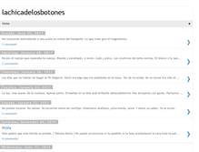 Tablet Screenshot of lachicadelosbotones.blogspot.com