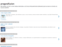 Tablet Screenshot of progandfusion.blogspot.com