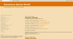 Desktop Screenshot of adventuresportsworld.blogspot.com