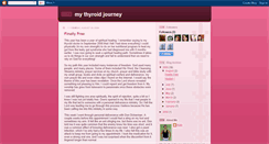 Desktop Screenshot of mythyroidjourney.blogspot.com