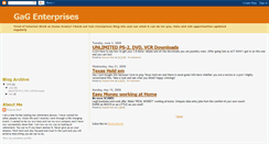 Desktop Screenshot of gagenterprises.blogspot.com