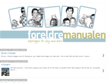 Tablet Screenshot of foreldremanualen.blogspot.com