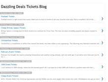 Tablet Screenshot of dazzlingdealstickets.blogspot.com