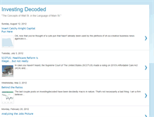 Tablet Screenshot of investingdecoded.blogspot.com