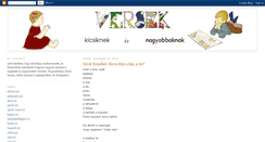 Desktop Screenshot of gyerekversek.blogspot.com