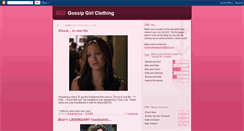 Desktop Screenshot of gossipgirlclothing.blogspot.com