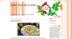 Desktop Screenshot of comoelojodeunpollo.blogspot.com