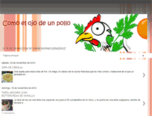 Tablet Screenshot of comoelojodeunpollo.blogspot.com