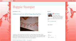 Desktop Screenshot of happiestamper.blogspot.com