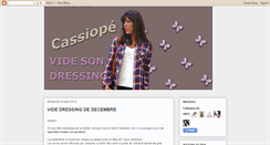 Desktop Screenshot of cassiope-videdressing.blogspot.com