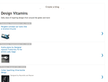 Tablet Screenshot of designvitamins.blogspot.com