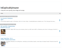 Tablet Screenshot of inexplicablyinsane.blogspot.com